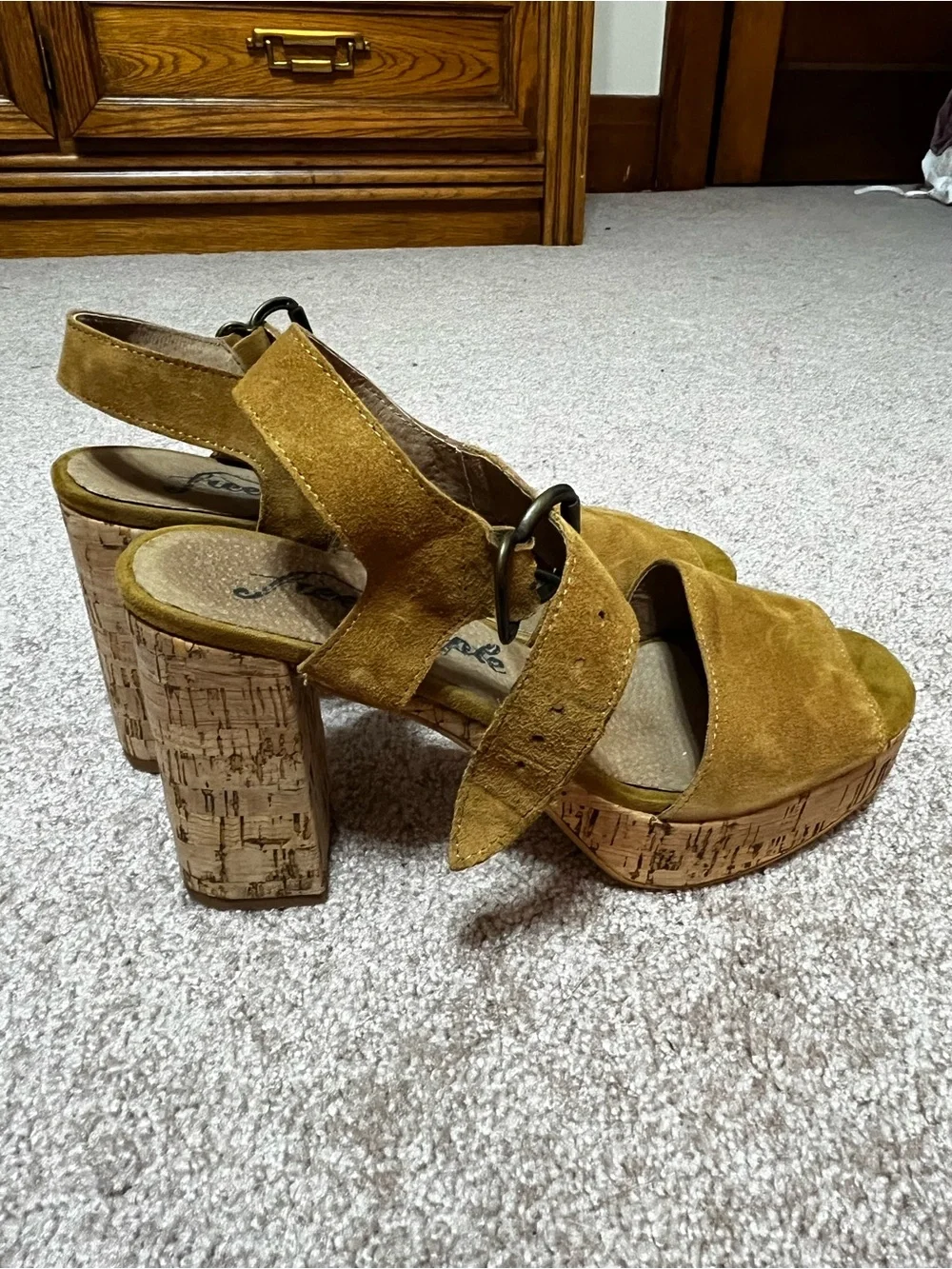 Free People chunky cork